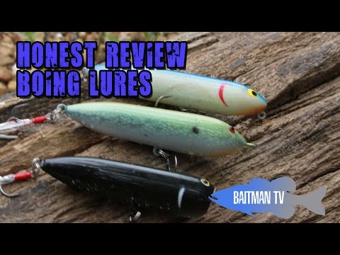 TheBaitmanTV – Honest Tackle Reviews Boing Lures! Awesome Topwater Bait
